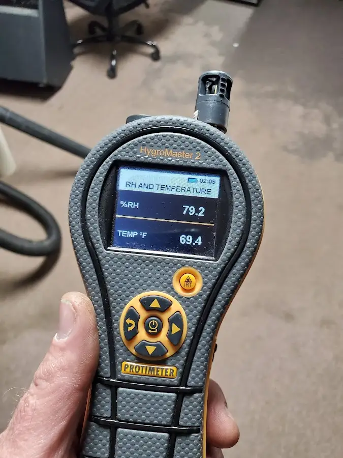Moisture meter humidity assessment for Fire & Smoke Damage Restoration in Gonzales